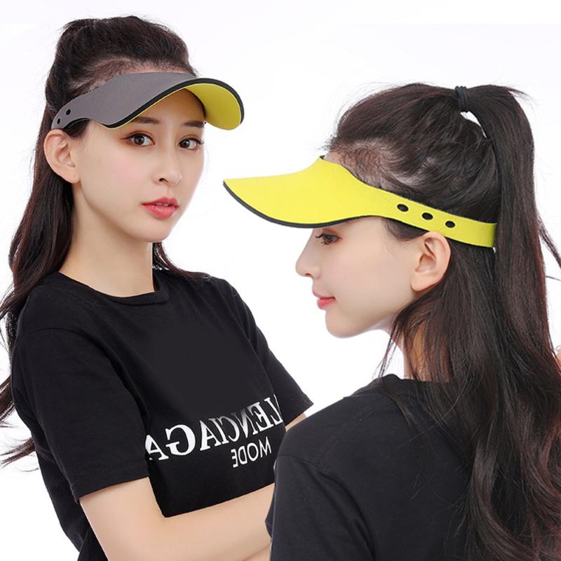 

1Pcs Unisex Adjustable Sun Visor Hats for Adults Men Women Kids UV Protection Sports Summer Beach Cap New