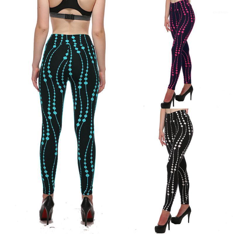 

Lady High Waist High Stretch Dots Print Running Yoga Pants Buttock Lifting Body Shaping Gymnastic Leggings Fitness Yoga Trousers1, Gn