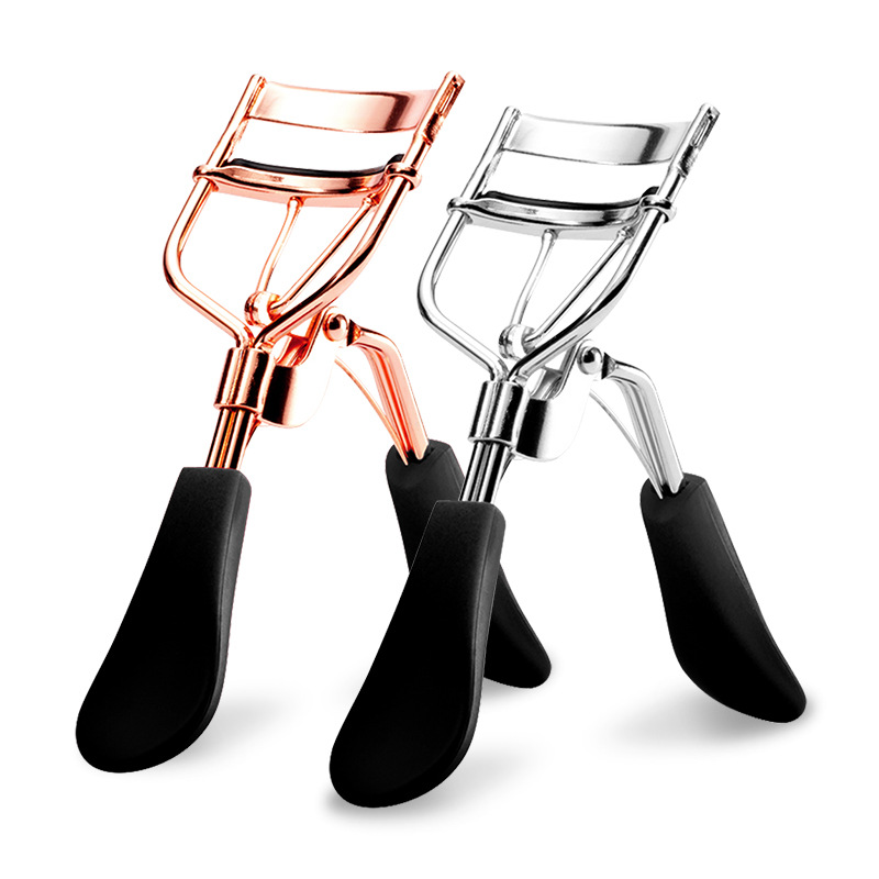 

HappyMakeup Nature Shape Curl Eyelash Curler Stainless Steel Eyelash Curler Gold And Silver Color Cosmetic Accessories Makeup Beauty Tools