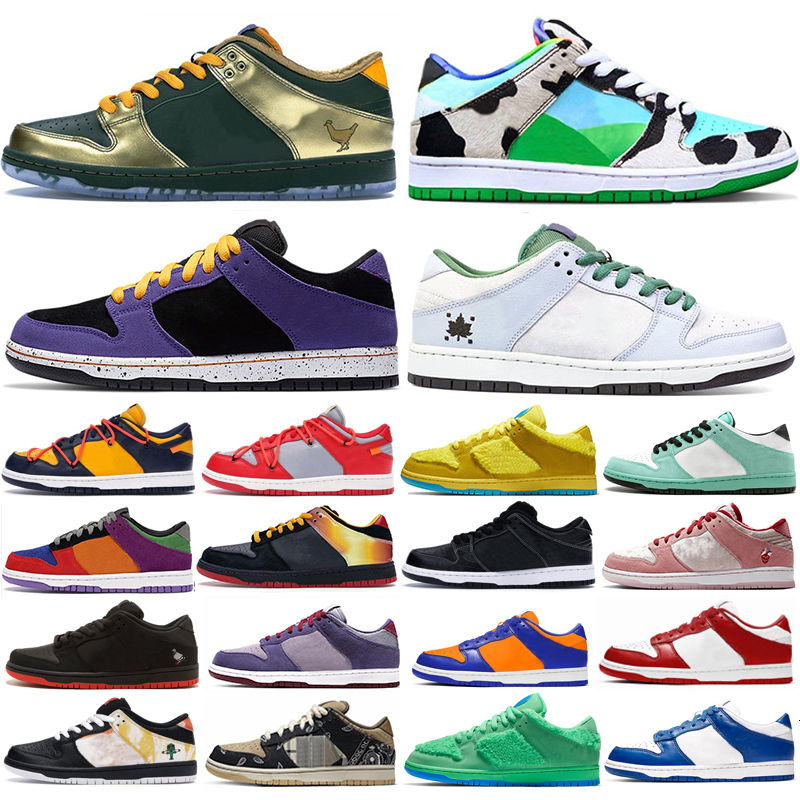 

2021 Chunky Dunky Orange Bear Skateboard Basketball Shoes Platform ACG Terra Pigeon Nasty Boys Dunk Nakeskin s Sneakers, White;red