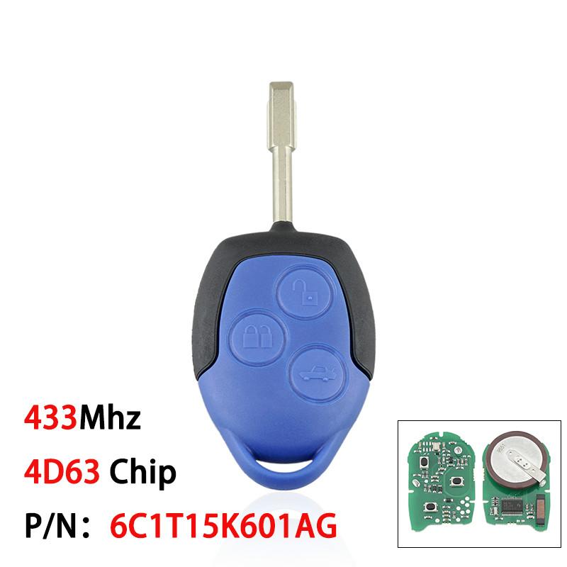 

Ford Remote key 433Mhz 4D63 Chip 3 Buttons