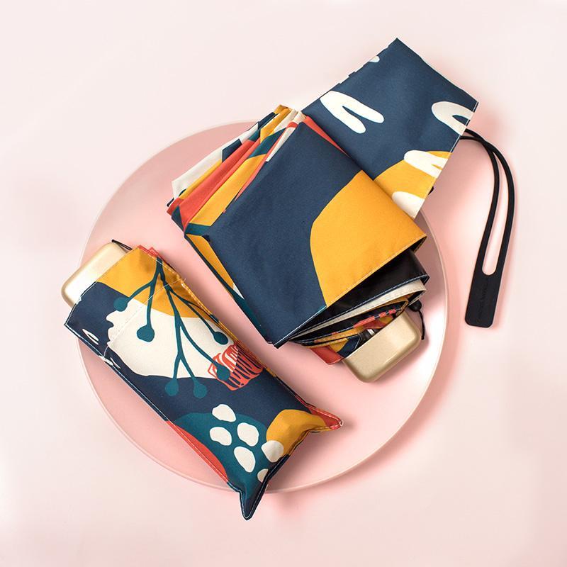 

Small Pocket 5 FoldingSunshade Sunny Umbrella Women Sun Protection UV Umbrella Portable Compact Folding Sun Small Size1