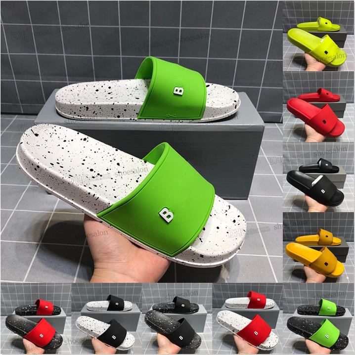 

Paris Mens Womens Summer Beach Ladies Loafers Black Home Shoes With Box, Shoesalon