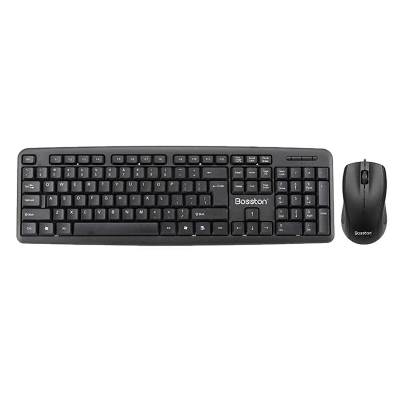 

Bosston 5200 Wired Keyboard and Mouse Suit Household USB Waterproof Keyboard Mouse Is Suitable for Game Office