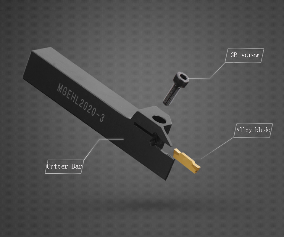 

GULING CNC cutter bar outer diameter slotting cutter bar MGEHL 2020-2525-3232-2-4 reverse outer slotting