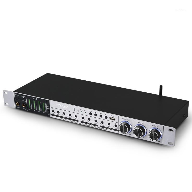 

ERZHEN FX8Plug Karaoke Pre-effects KTV Professional Digital Audio Echo Effect Processor FX9 DSP Audio Processor USB1