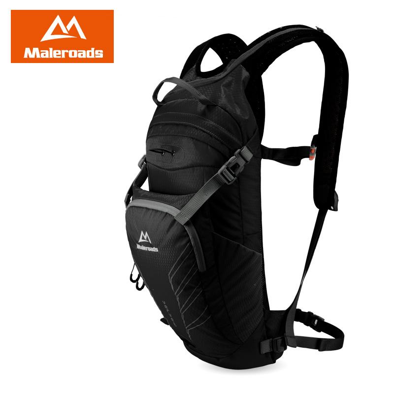

Streamlined Design Maleroads Professional cycling backpack running bags bicycle bag double-shoulder backpack Hydration Pack 10L, Black