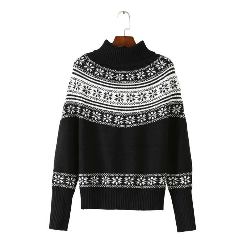 

New Fashionable Floral Breeches Autumn Jumper Women's Turtlenecks Outerwear High Quality Pullover Wkg3, Beige