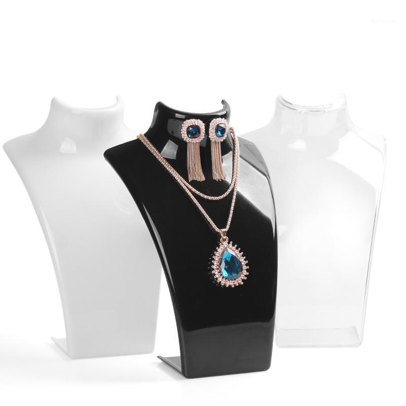 

1pcslot Fashion Earrings Ear Studs necklace Jewelry Show Plastic Jewelry Display1