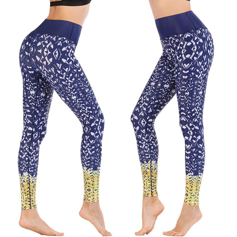 

#H30 Summer 2020 Workout Leggings Fashion Women Clothes Sports Leggings Sexy Compression Push Up Gothic Pants, Dark blue