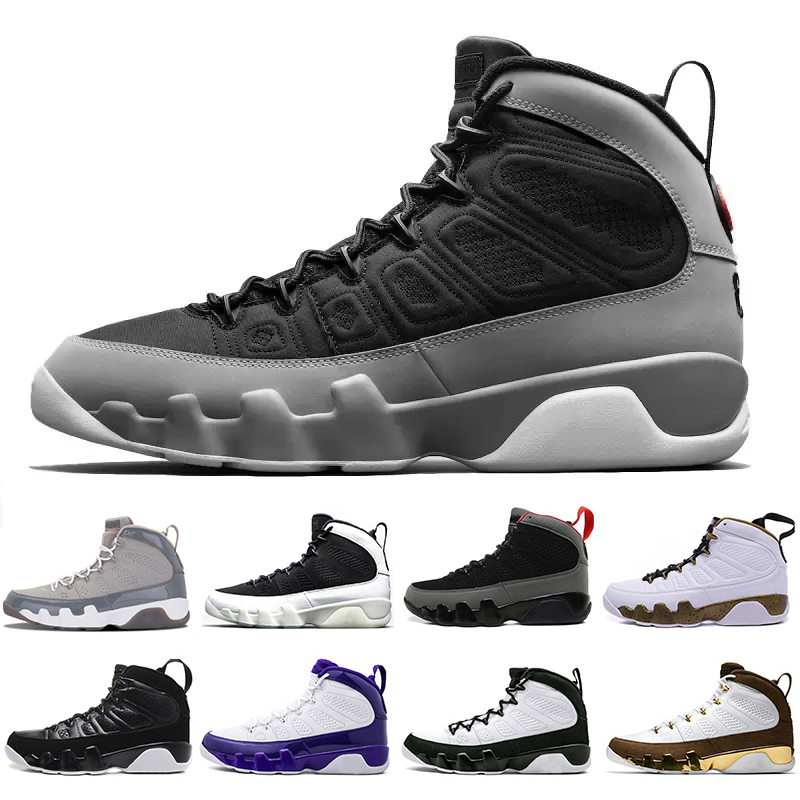 

Jumpman 9 mens basketball shoes 9s IX Particle Grey Chile red JBC Citrus Change the world Dream It UNC LA Oreo Bred space jam men trainers sports Sneakers 40-47