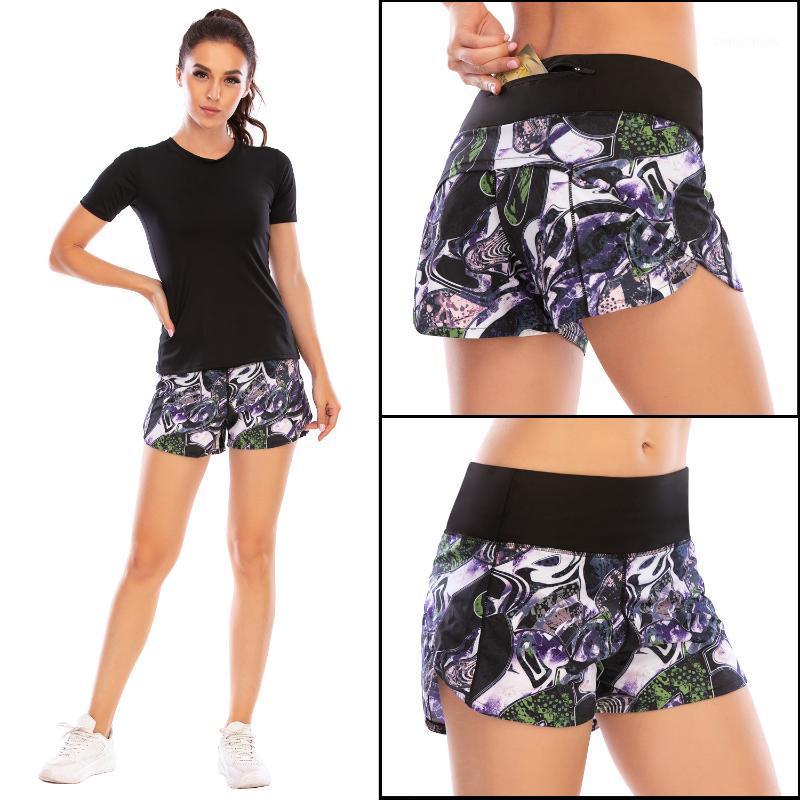 

Quick-Drying Fitness Anti-Exposure Lining Sports Running Training Zipper Fitness Yoga Shorts Female Australia Force 120041