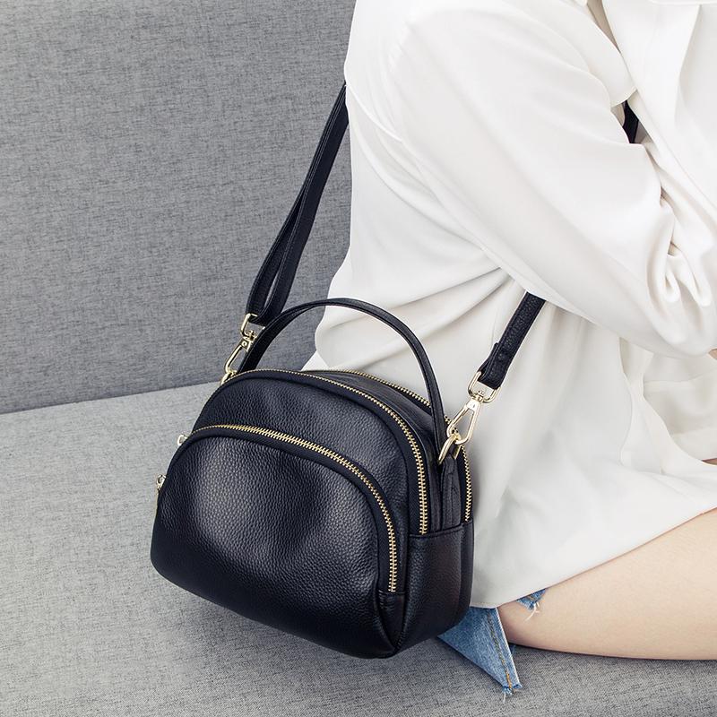 

Luxury Handbags Genuine Leather Crossbody Bags For Women Shoulder Messenger Bags Designer Purses and Handbags Sac A Main, Small black