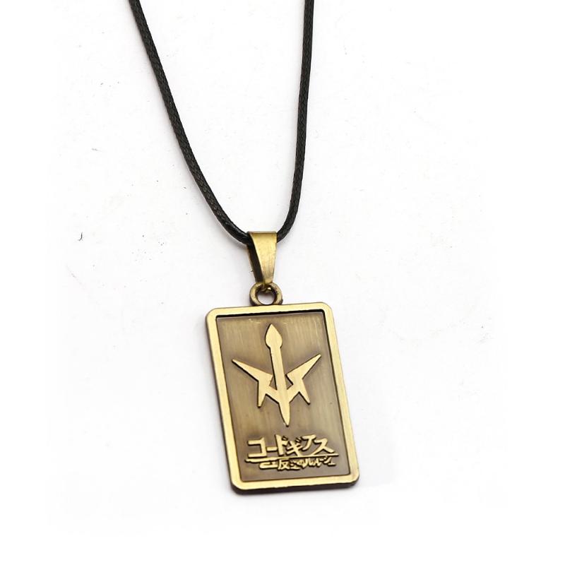 

CODE GEASS Lelouch of the Rebellion Necklace Metal Pendant Rope Chain Necklaces Women Men Charm Gifts Japanese Anime Jewelry