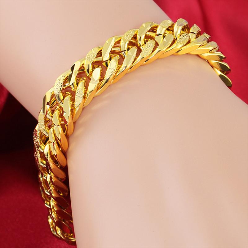 

2020 Man Stainless Steel Side Buckle Bracelet Hip-Hop Hipster with Decorations Bracelet Male Bangle Party Birthday Jewelry Gift
