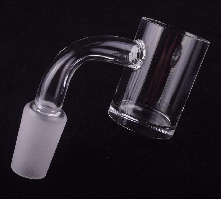 

New Pattern Quartz Banger OD 25mm Flat Top domeless quartz nail 10mm 14mm 18mm male female for bong dab rig