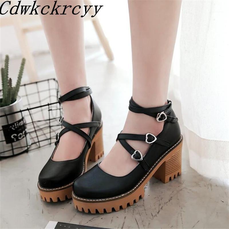 

Spring and Autumn New pattern fashion Round head High-heeled Women Shoes Sweet Academic Style Shallow mouth Party Women Shoes1