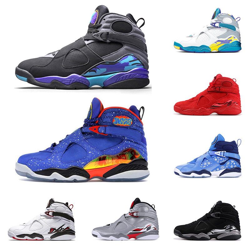 

Wholesale 2021 Top Quality Basketball Shoes 8 8s for men women Aqua Black Doernbecher White Multicolor Snowflake Sport Trainers Sneakers, #15 reflective bugs bunny 40-47