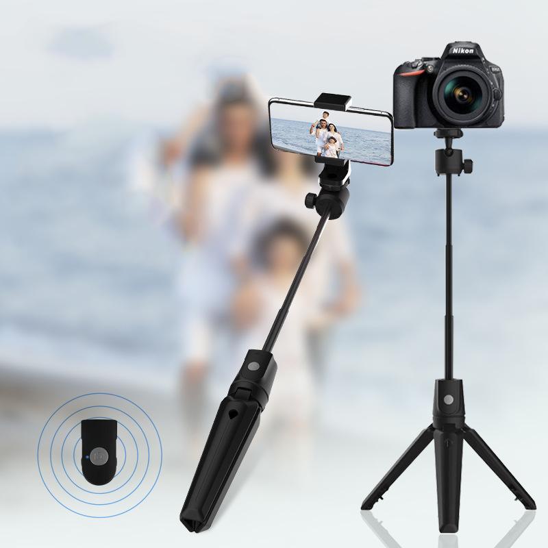 

3PCS/LOT Selfie Stick Tripod Extendable Aluminum Selfie Stick Portable Tripod with Detachable Bluetooth Remote