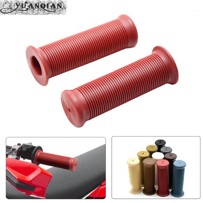 

1 Pair22mm 24mmHandle Grips Motorcycle Universal Silicone handlebar grips Hand Grip Bar End For kawasakiZ800 bwm1