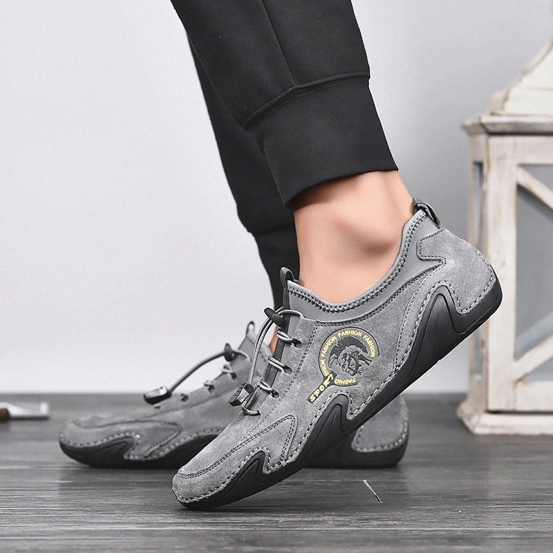 

Men Moccasins shoes Loafers Casual Genuine Leather Driving Shoes outdoor Slip On Boat Shoes Moccasins For Man Stitching #WC0s