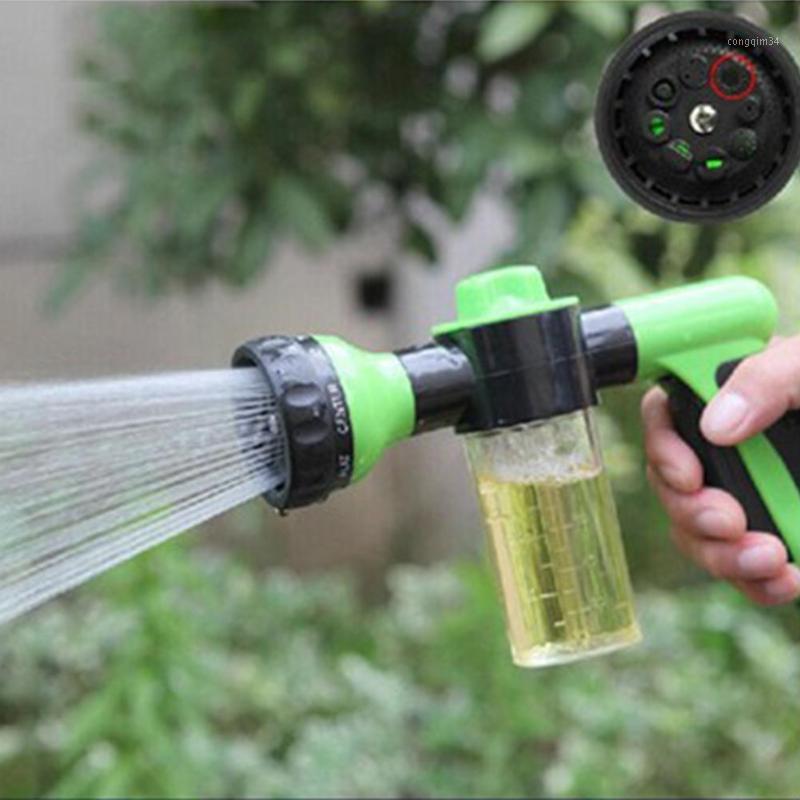 

LumiParty Gardening Water Gun Water Spray Sprinkler for Watering Plants Car Wash Showering Pets -251, Green