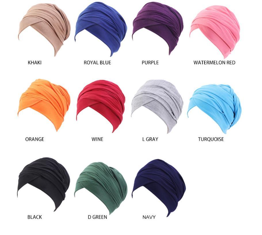 

Turban Head Wrap Scarf Fashion Women African Cotton Long Scarf Turban Shawl Hair Bohemian Headwrap, Mix color