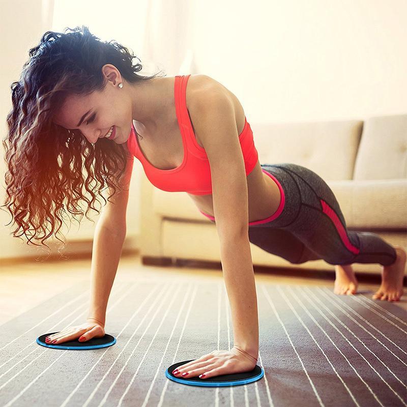 

2Pc Gliding Discs Fitness Exercise Sliding Plate Keep Health for Yoga Gym Abdominal Core Training Exercise Equipment Accessories1