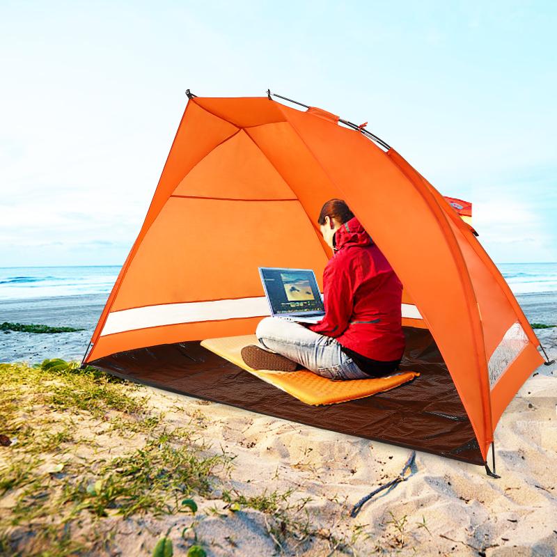 

Beach Tent Sun Shelter Beach Cabana Portable Sunshade Shade