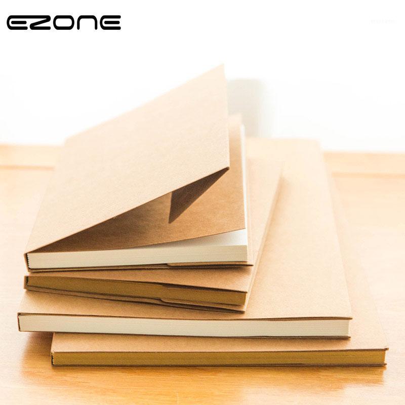 

EZONE White/Kraft Paper Inner Page Notebook Art Students Sketch Book Office Memo Children Graffiti School Stationery Supply New1