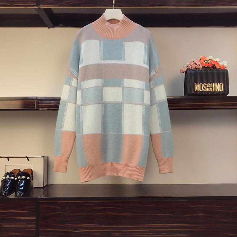 

Pullover Women Knitted Cardigans Sweater Fashion Autumn Long Sleeve Loose Coat Casual Button Thick V Neck Solid Female Tops 2021, Pink