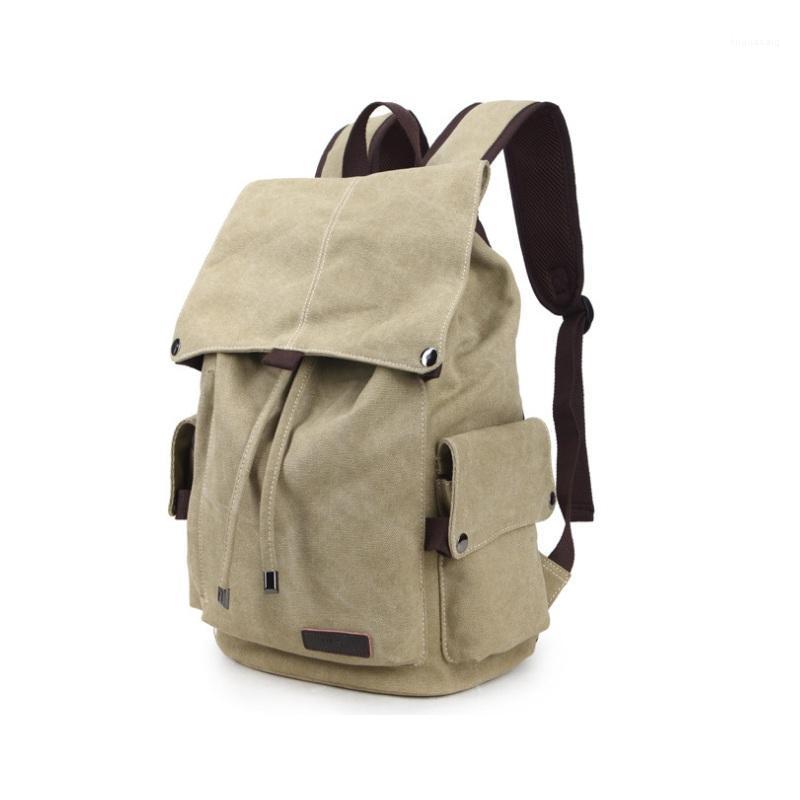 

Fashion Man Woman backpack mochila feminina high school student school bags Canvas Backpack Casual Daypacks1, Brown