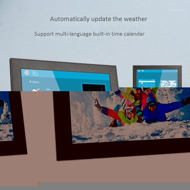 

Digital Photo Frame 9.7 Inch Thin and Light Full HD Digital Photo Frame 1080P HD WiFi Smart Frame(EU Plug)1
