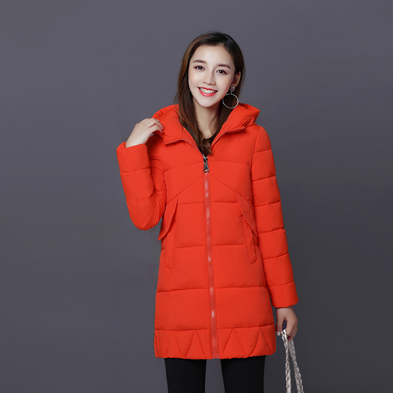 

2021 New Style Parkas New Cotton Jackets with Hood Warm Women's Clothing Parka Shelter Mujer Kid4, Red