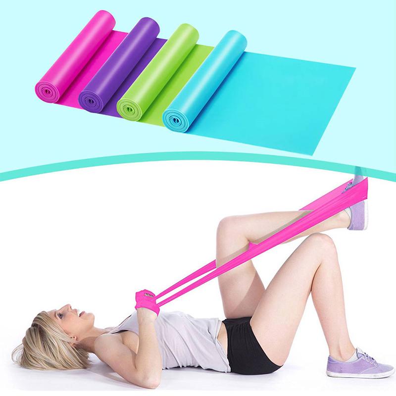 

1.5m TPE Resistance Yoga Bands Fitness Rubber Band for Training Expander Elastic Strength Loop Bands for Home or Gym Outdoors