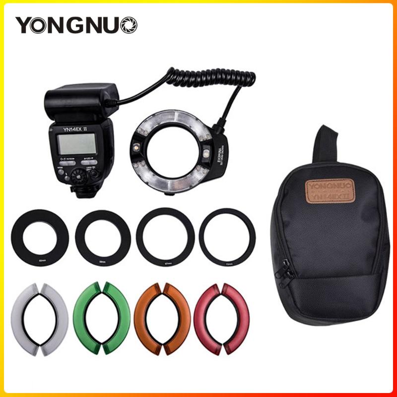 

Yongnuo YN14EX IIL LED Macro Ring Flash Light Double Lamp Macro Flash for 5D4 1DX2 5Dsr 750D 6d2 DSLR Camera