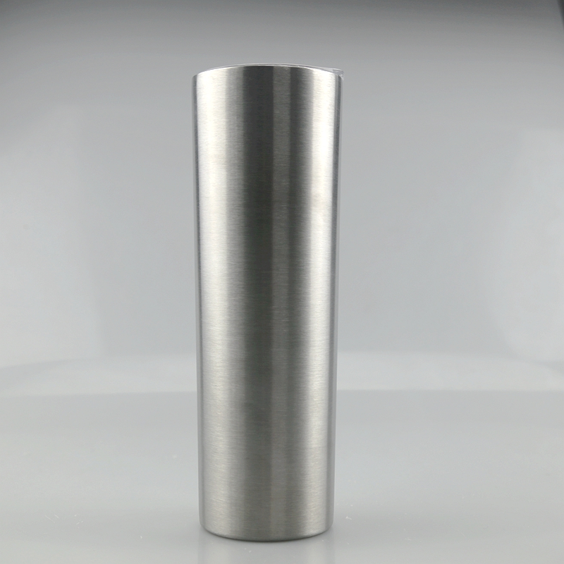 

sanded skinny tumbler 20oz skinny tumbler new sanded cup double wall stainless steel tumblers best for DIY, Stainless steel color
