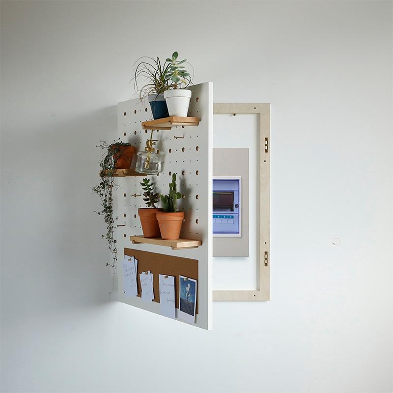 

Meter Box Decorative Frame Distribution Box Electric Switch Cover Hole Plate Wall Decoration Creative Plant Rack