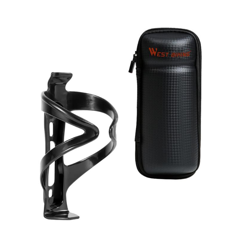 

2pcs Bike Bottle Cage Hard Shell Bag Bike Tool Box Water Bottle Cages Cup Rack