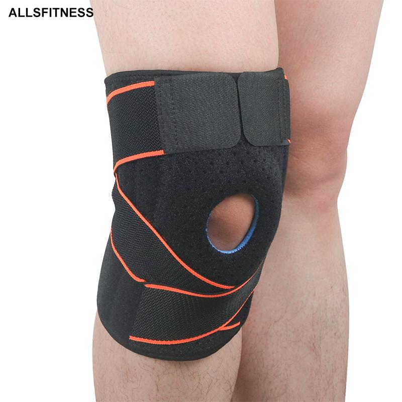 

2Pcs Knee Joint Brace Support Adjustable Breathable Knee Stabilizer Kneepad Strap Patella Protector Orthopedic Arthritic Guard, 2 pcs