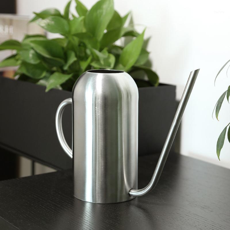 

Stainless Steel Watering Can Bonsai Indoor Plants Water Pot with Long Spout Plant Long Mouth Sprinkling Pot Garden Tool1, 600ml