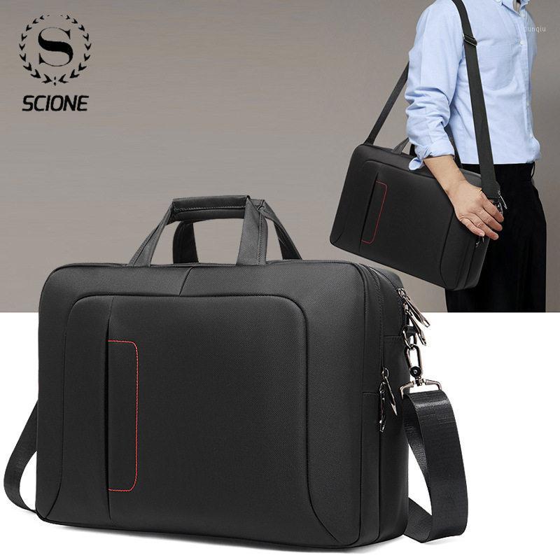 

Men's Business Briefcase Office Travel Messenger Large Handbag Women's Computer Work Bag Business Travel Document Bag Laptop1, Black