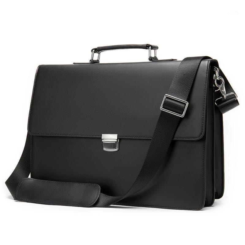 

2020 bag genuine leather men's briefcase office bags for men leather briefcase laptop business man briefcases work bag men 85821, 8582a2black