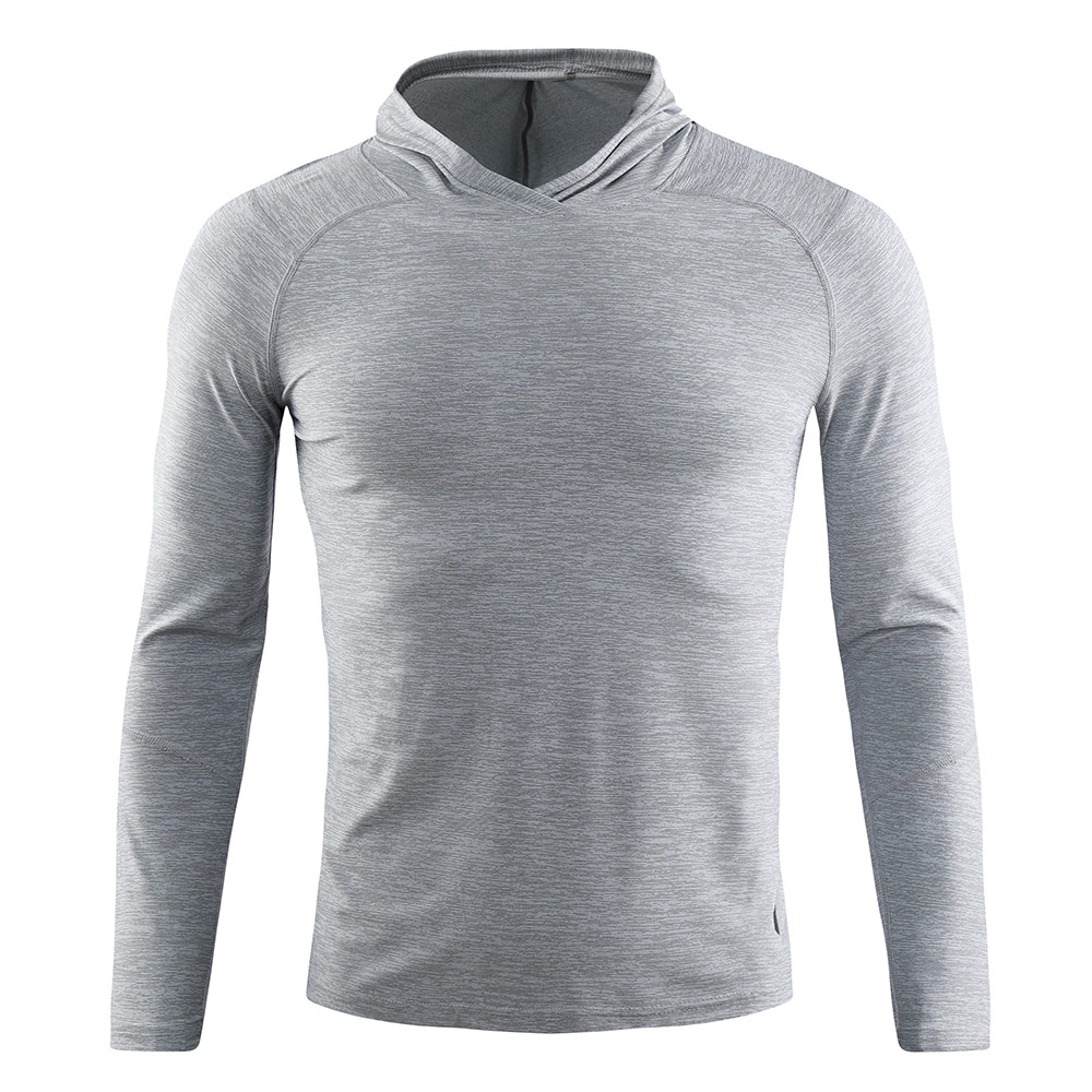 

Hat collar Compression Shirts Men Bodybuilding Gyms Sportswear T-shirt Top Long Sleeve T Shirt Men Fitness Tight Rash Guard, P45-3