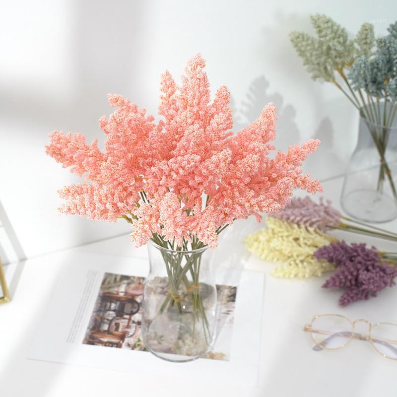 

HOT 6pcs Ear of Wheats Homemade Flowers Wedding Decoration Handmade Plants for Home Decor NDS1, Blue