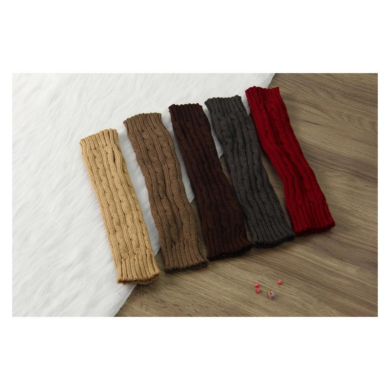 

Womens Winter Long Fingerless Wrist Arm Hand Warmer Knitted Warm Gloves Mittens Ladies Acrylic Women Accessories Elbow