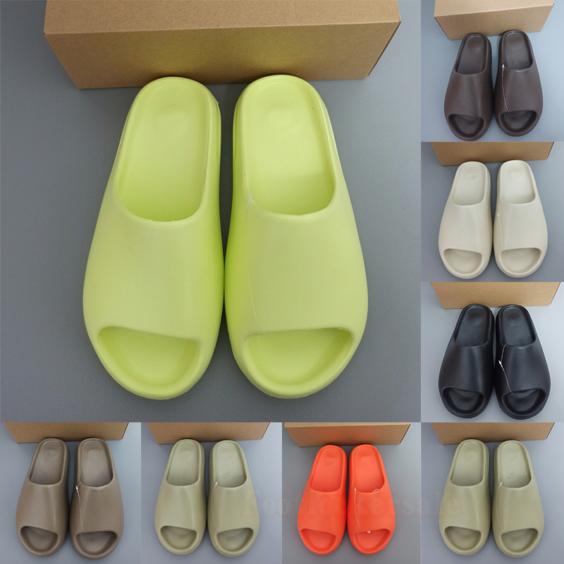 

Outdoor Shoes Designer Sandals For Men Women Sports Casual Slides Enflame Orange Ochre Pure Resin Glow Green MX Sand Grey Vermilion Foam Slippers With Box 36-47 loafer, 23