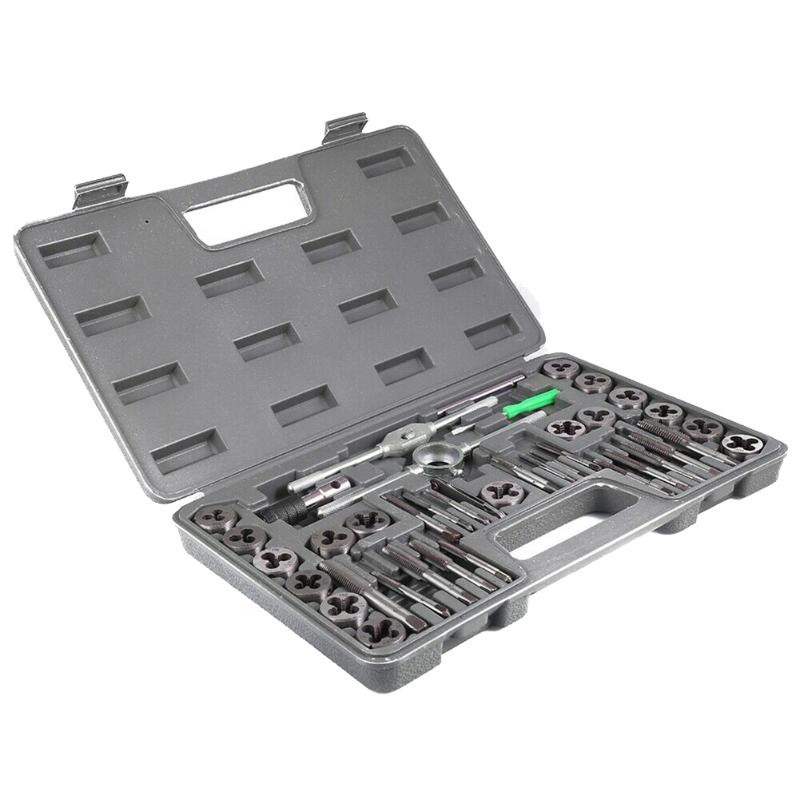 

40pcs/Set Metric Tap Wrench Die Kit Essential Threading Tool with Storage Case _WK