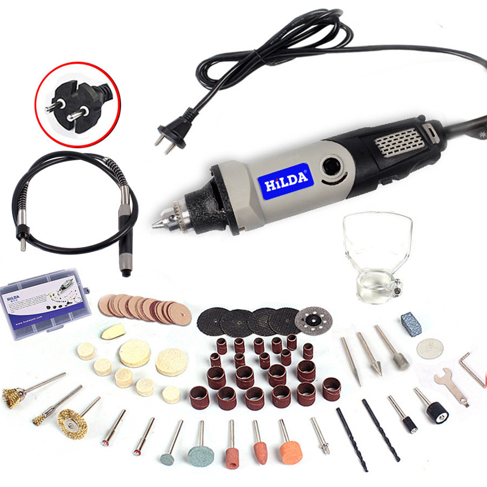 

400W Electric Drill 94pcs Kit Mini Engraver Rotary Tool DIY Milling Sanding Polishing Drill Machine Grinder Dremel Accessories