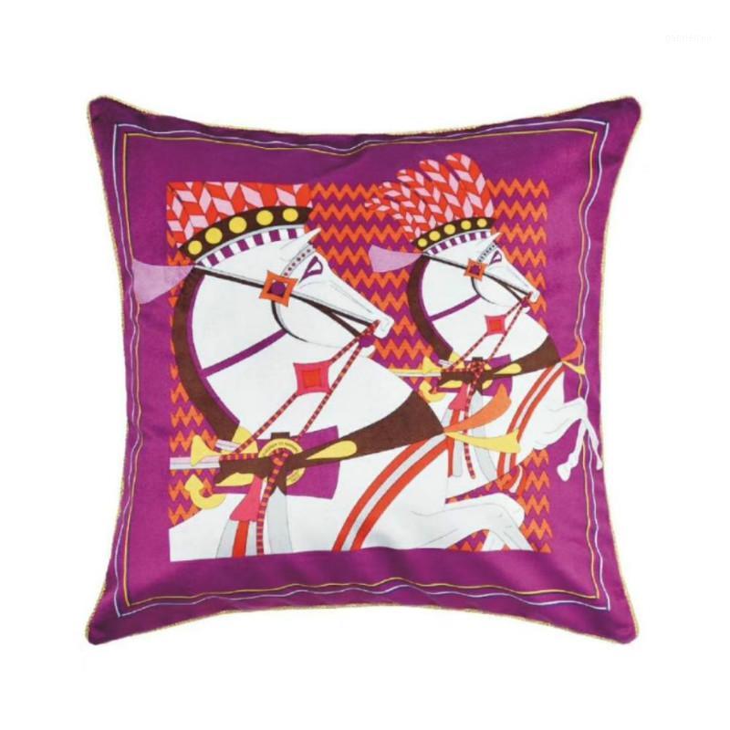 

2020 Cojines Decorativos Para Sof *women Throw Pillows Cushion Cover Decoration European Retro Home Pillow Case Almofada1, Beige